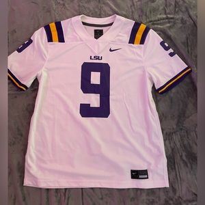 LSU Joe Burrow Jersey - White